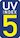 uv 5.4 index rounded
